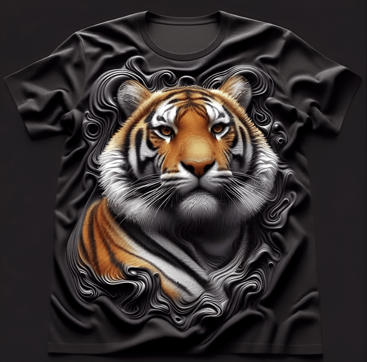 Unleash the Alpha Black Beast T-Shirt