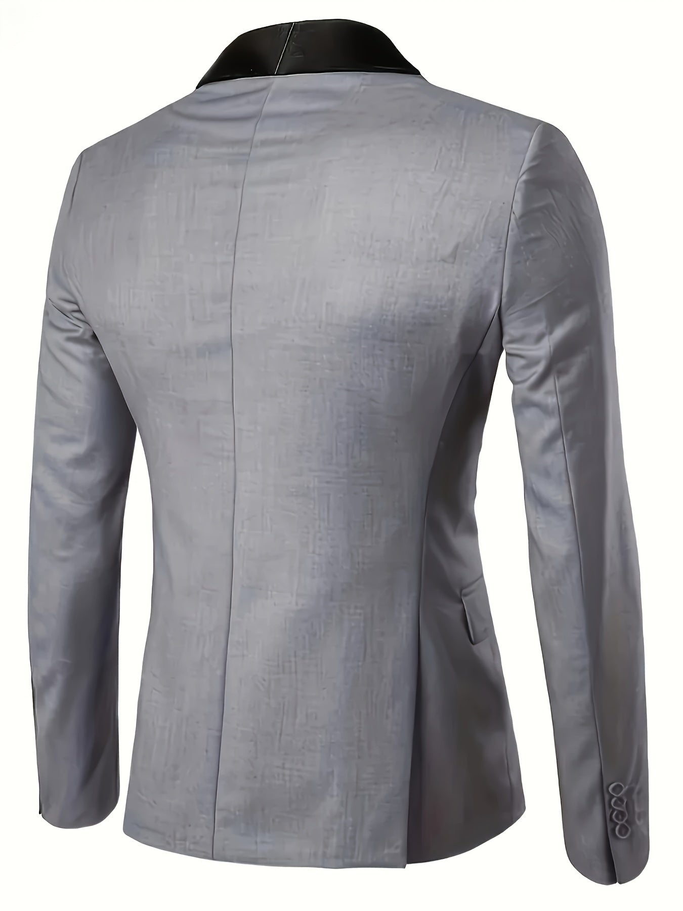 2pcs Men's Suit Fashion Set Jacket Suit and Trousers Elegant Business Casual Banquet Party