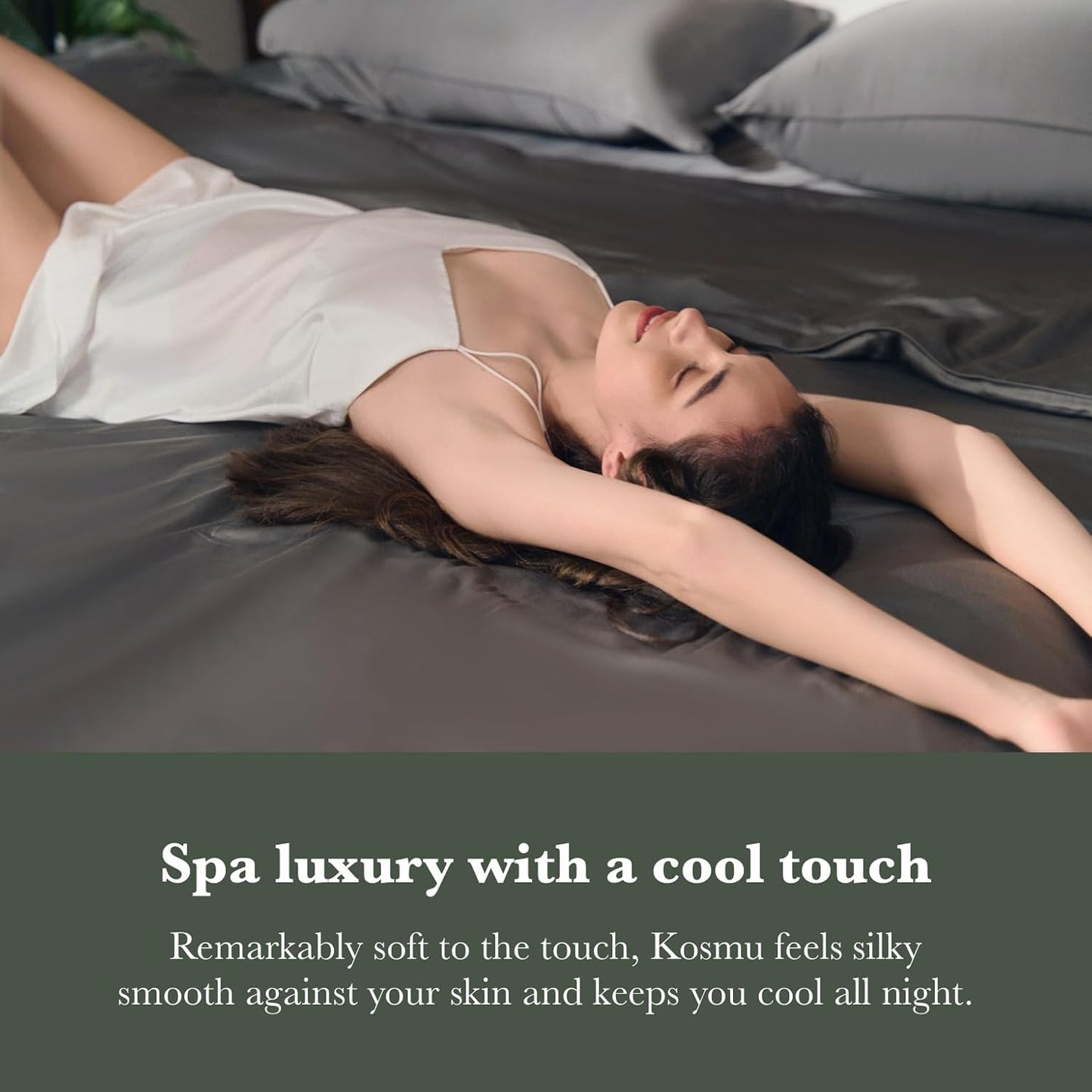 4/6pcs Deep Sleep Bamboo Bed Sheet Set, Luxury Soft Hotel & Cooling Sheet Set For Hot Sleepers, 5 Star Hotel Experience Bed Sheets Sets Deep Pocket Up To 16" Breathable Bedding For Hot Sleepers Christmas Bedding Sheets Queen Bed Sheets Extra Soft