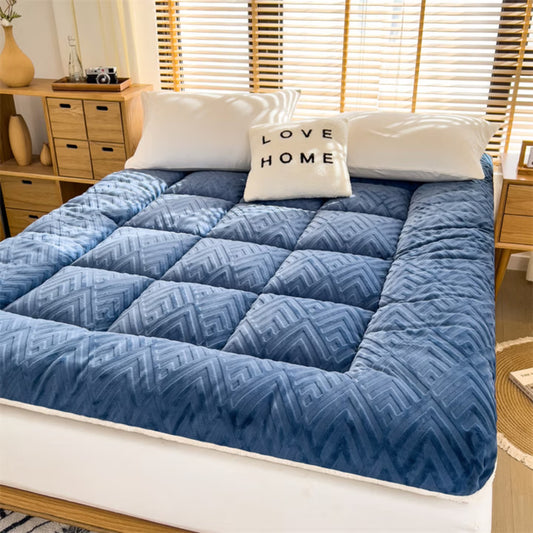 Japanese Thick Floor Mattress, Foldable Tatami Mat Sleeping Mattress Portable Roll Up Floor Mattress Foldable Tatami Mat for Home, Dormitory