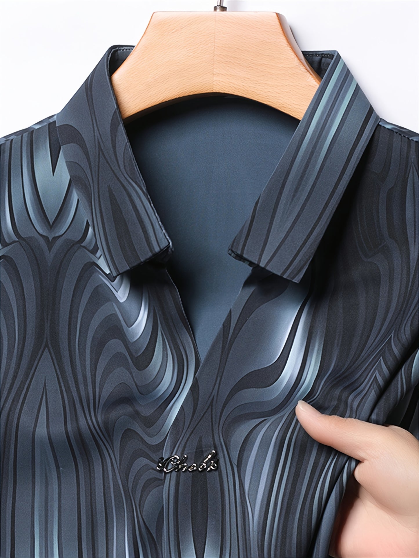 [Summer Polo Shirt] Stylish Summer Men's Short-Sleeve Polo Shirt | Vibrant Patterns, Casual Half-Buttoned Top | Perfect for Everyday Wear, Father's Day Gift for Dads, Husbands, Boyfriends