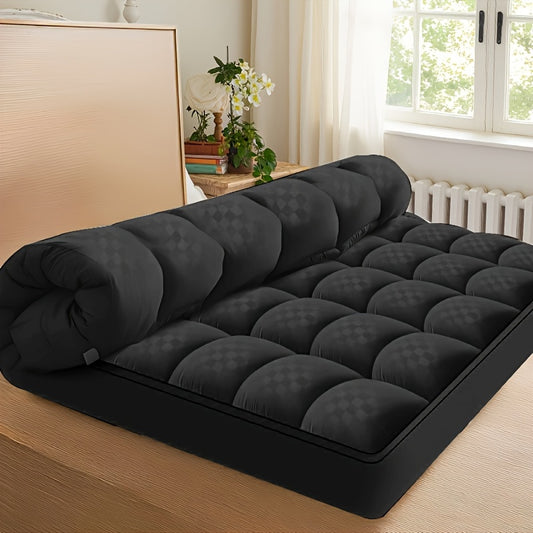 Ultra Plush Cooling Mattress Topper - Featuring a Baffle Box Design, Soft Support, Washable Polyester, Suitable for Mattresses with Depths of 8-21 Inches, Extra Thick Mattress Topper, Comfort Layer, Luxurious Texture, Long-Lasting Polyester