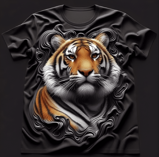 Unleash the Alpha Black Beast T-Shirt