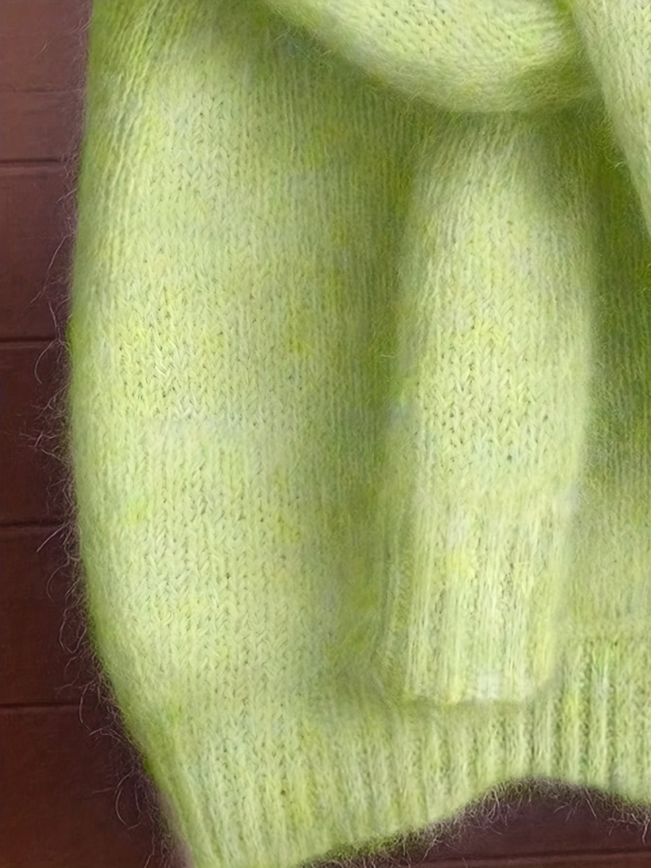 Sweater Made from a Soft Mohair Blend for Women - Features a French-Inspired Raglan Sleeve And Drop Shoulder Design, Perfect for The Fall And Winter Seasons, Ideal As a Christmas Or Birthday Gift