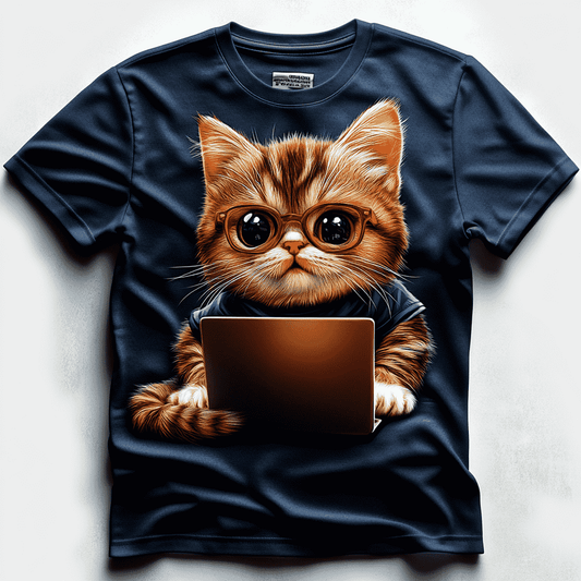 Purrfessional Cat Laptop Shirt