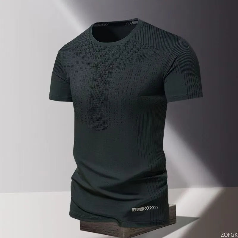 Summer Quick Drying Clothes 3D Printed Men's T-shirt, Oversized Loose Round Neck Short Sleeved Shirt